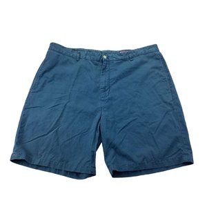 Vineyard Vines Club Short Men’s Size 42 Broken In Chino Blue Flat Front